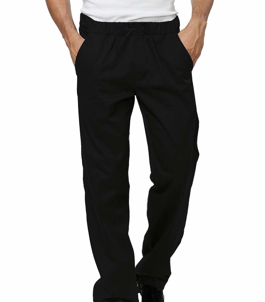 Pantalone Cuoco Nero leggero/elasticizzato Siggi