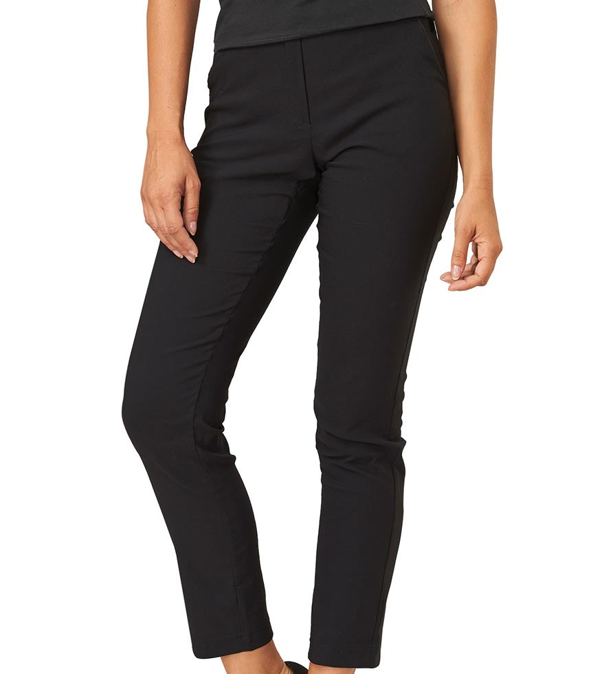 Pantalone Donna Nero Piquet Elast. Siggi