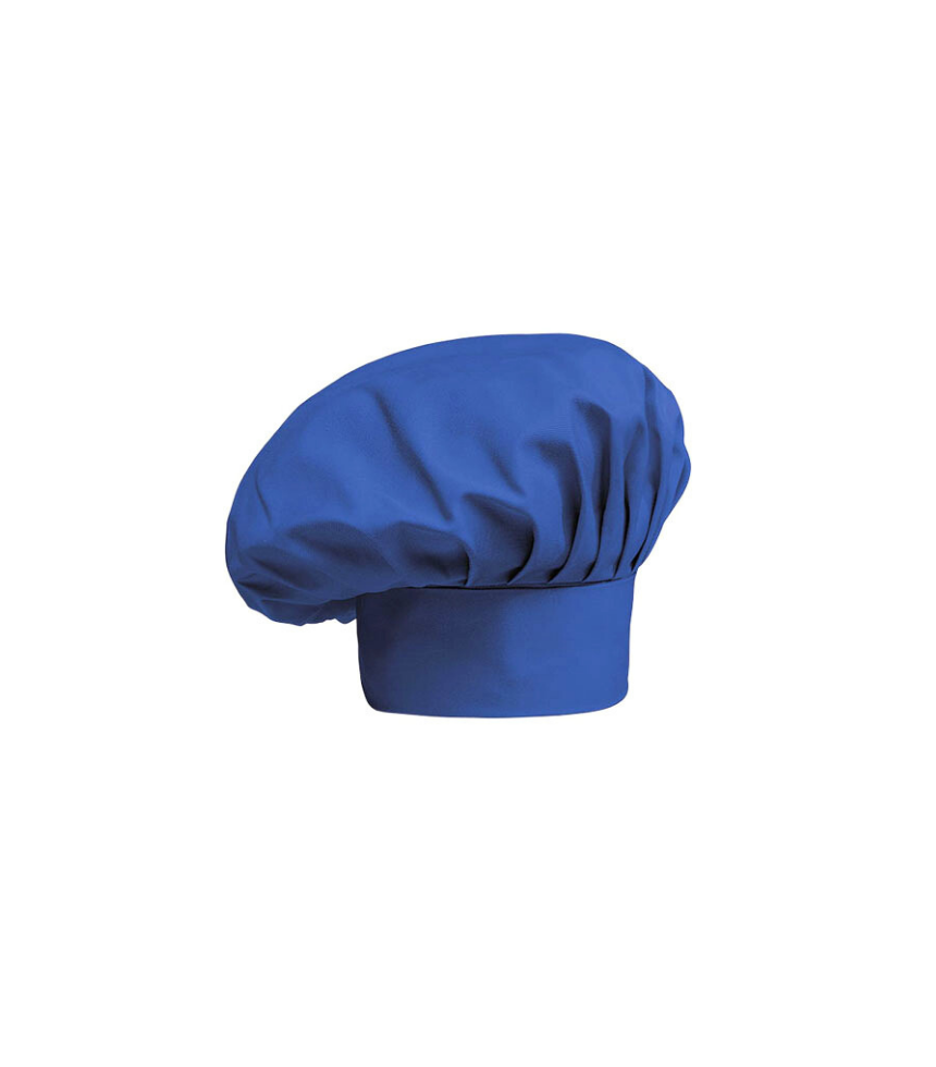 Cappello-cuoco-blu-royal-con-velcro