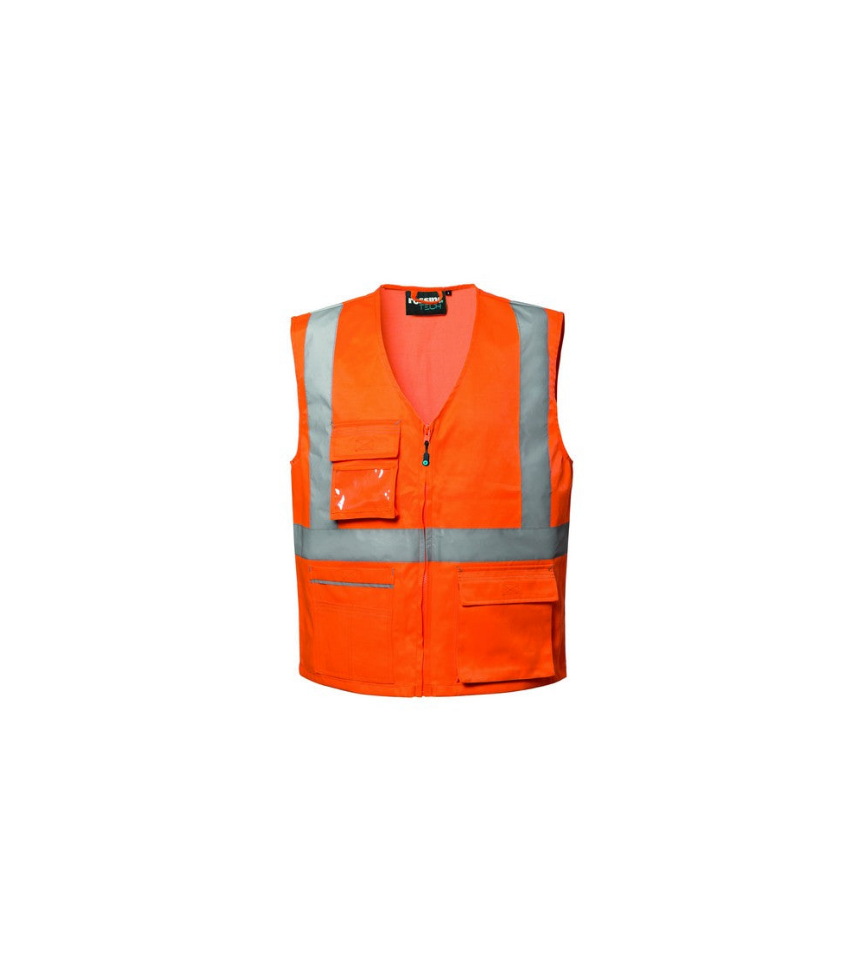 Gilet-alta-visibilità-multitasche-arancio-Ken