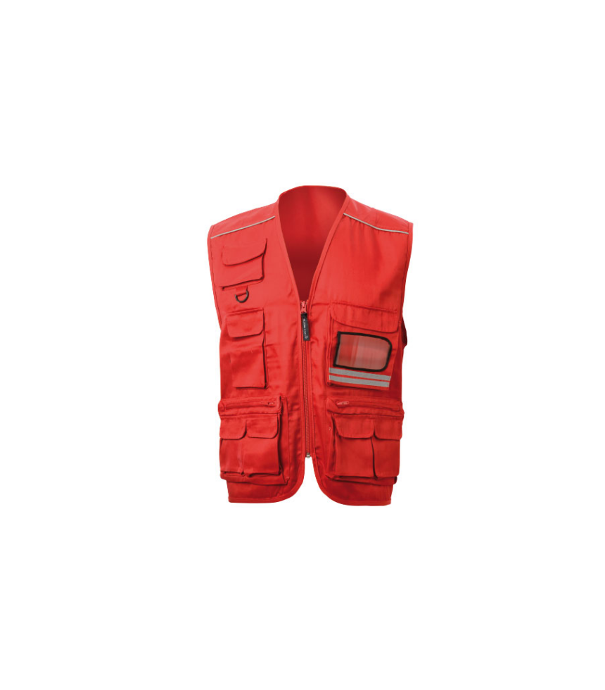 Gilet-estivo-sport-multitasche-arancione