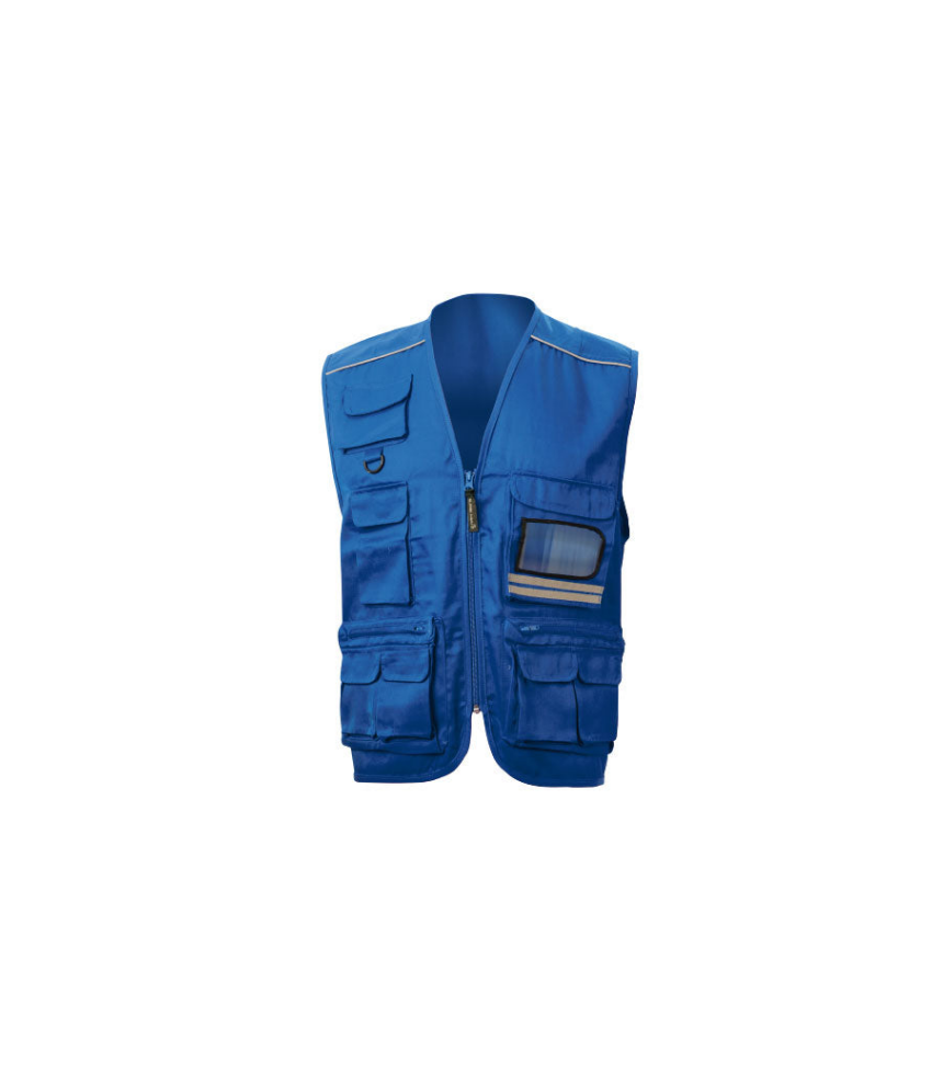 Gilet-estivo-sport-multitasche-blu-royal