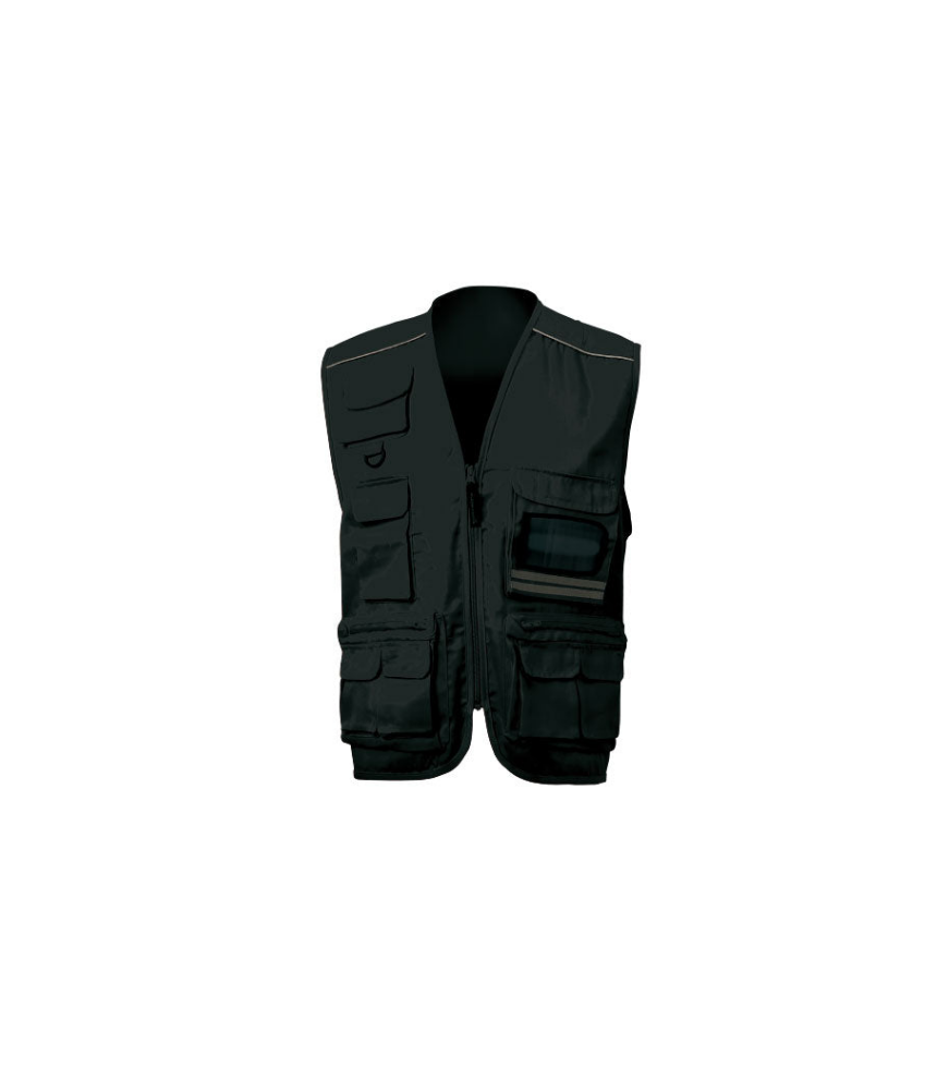 Gilet-estivo-sport-multitasche-nero