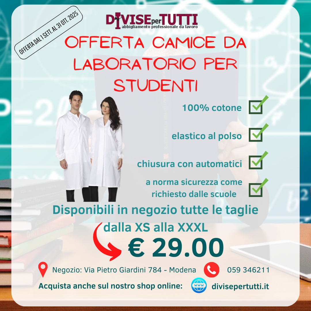 Camice da Laboratorio per Studenti