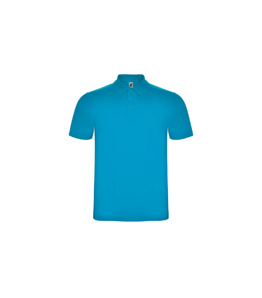 Polo-azzurra-mezza-manica-100%-cotone