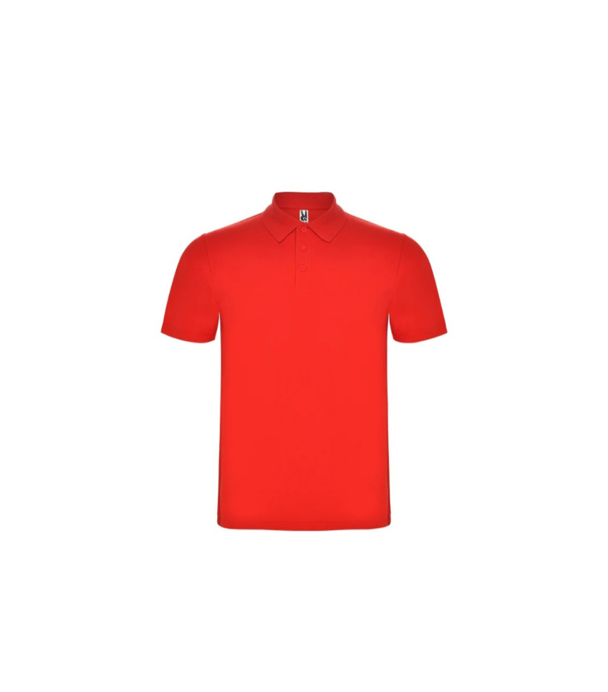 Polo-rossa-mezza-manica-100%-cotone