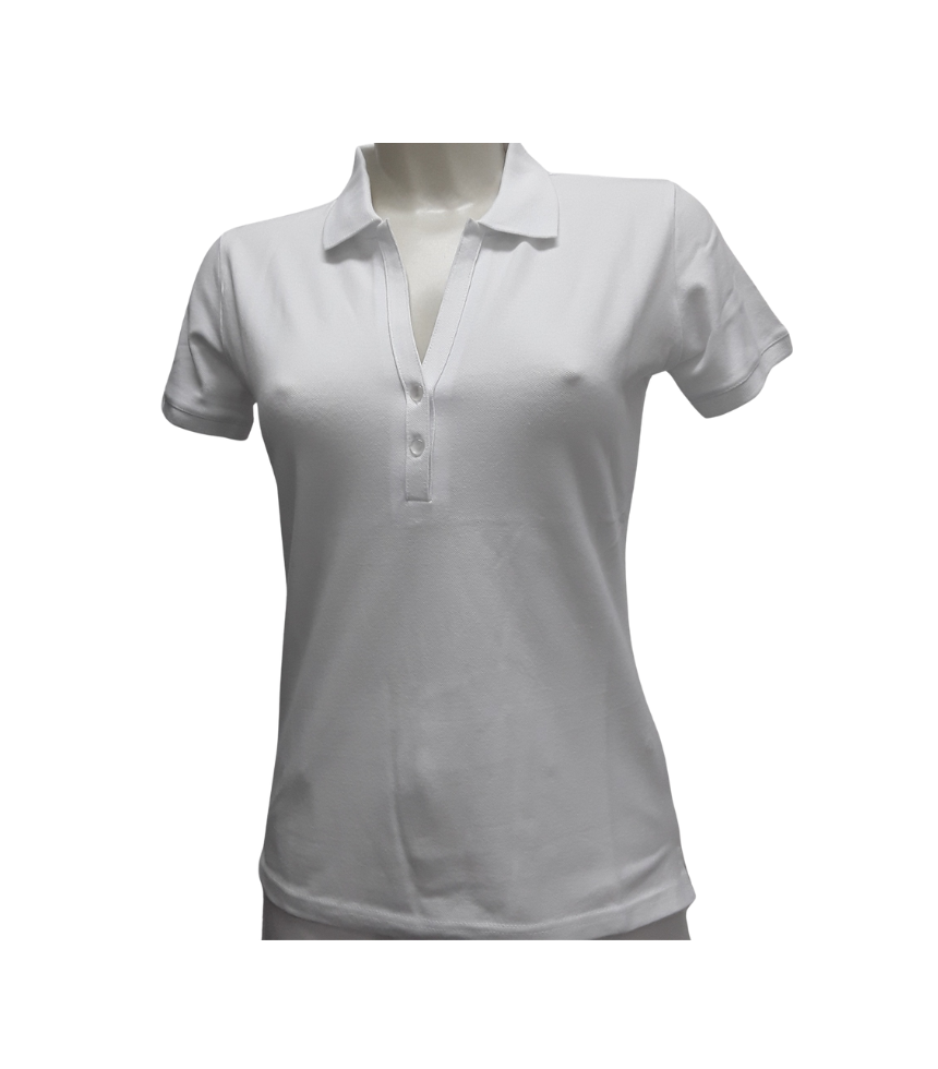 Polo Donna Slim con bottoncini