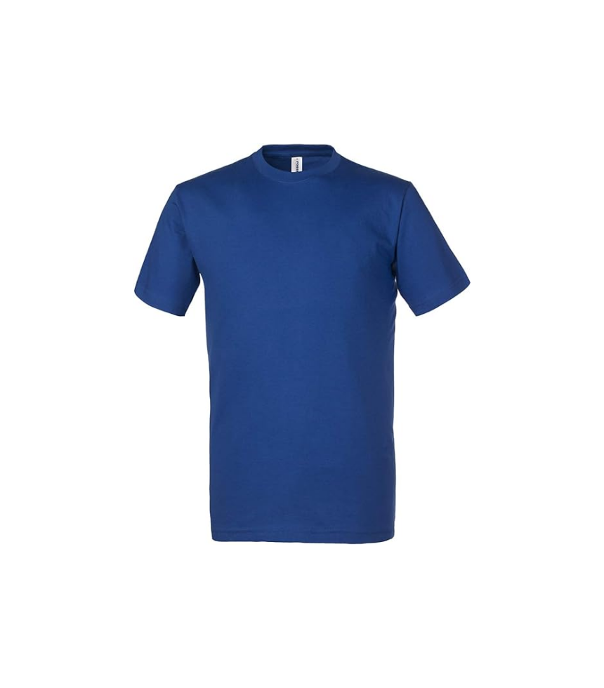 T-shirt-mezza-manica-girocollo-blu-royal