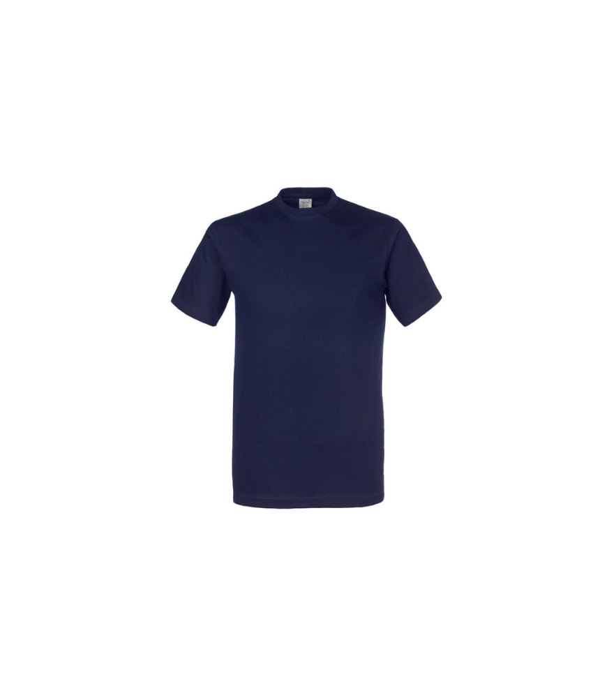 T-shirt-mezza-manica-girocollo-blu