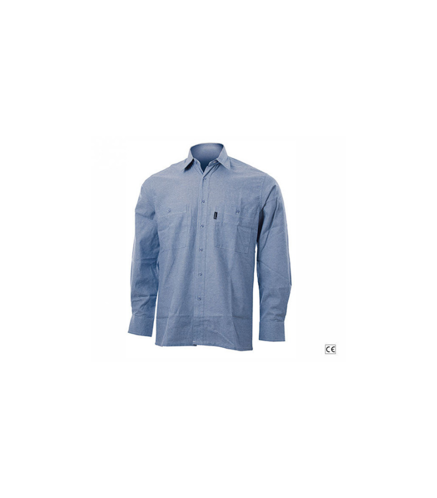 Camicia oxford manica lunga Blue Tech