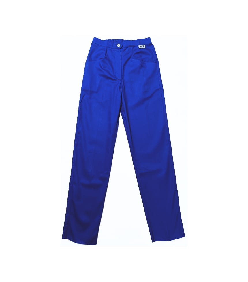 Pantalone-donna-blu-royal-CF-corone-100%