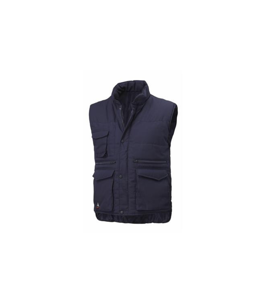 Gilet Blu da Lavoro antipioggia Copper Multitasche