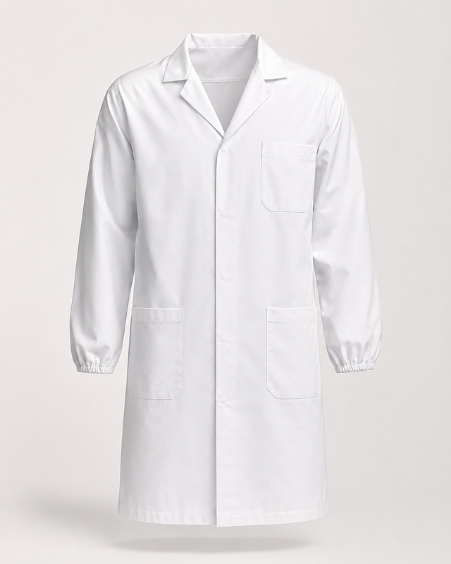Camice da laboratorio unisex 100% cotone